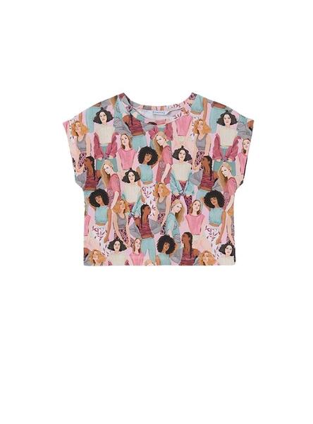 T-shirt coloré Mayoral original pour fille