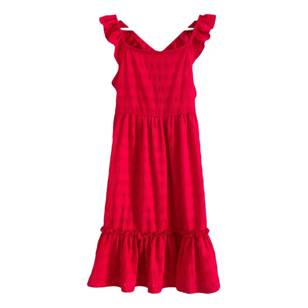 Robe rouge décontractée