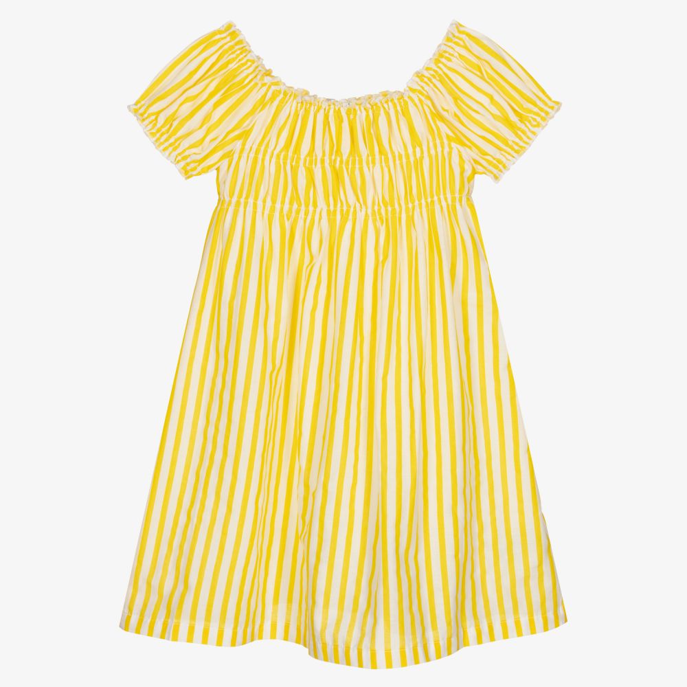 Robe d'été en lin rayée pour fille – Mayoral 