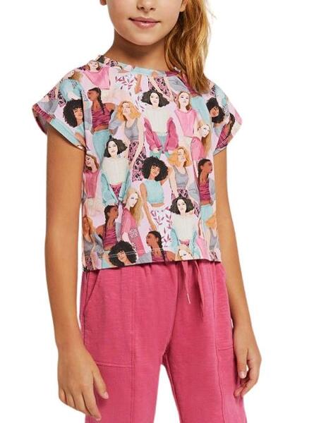 T-shirt coloré Mayoral original pour fille